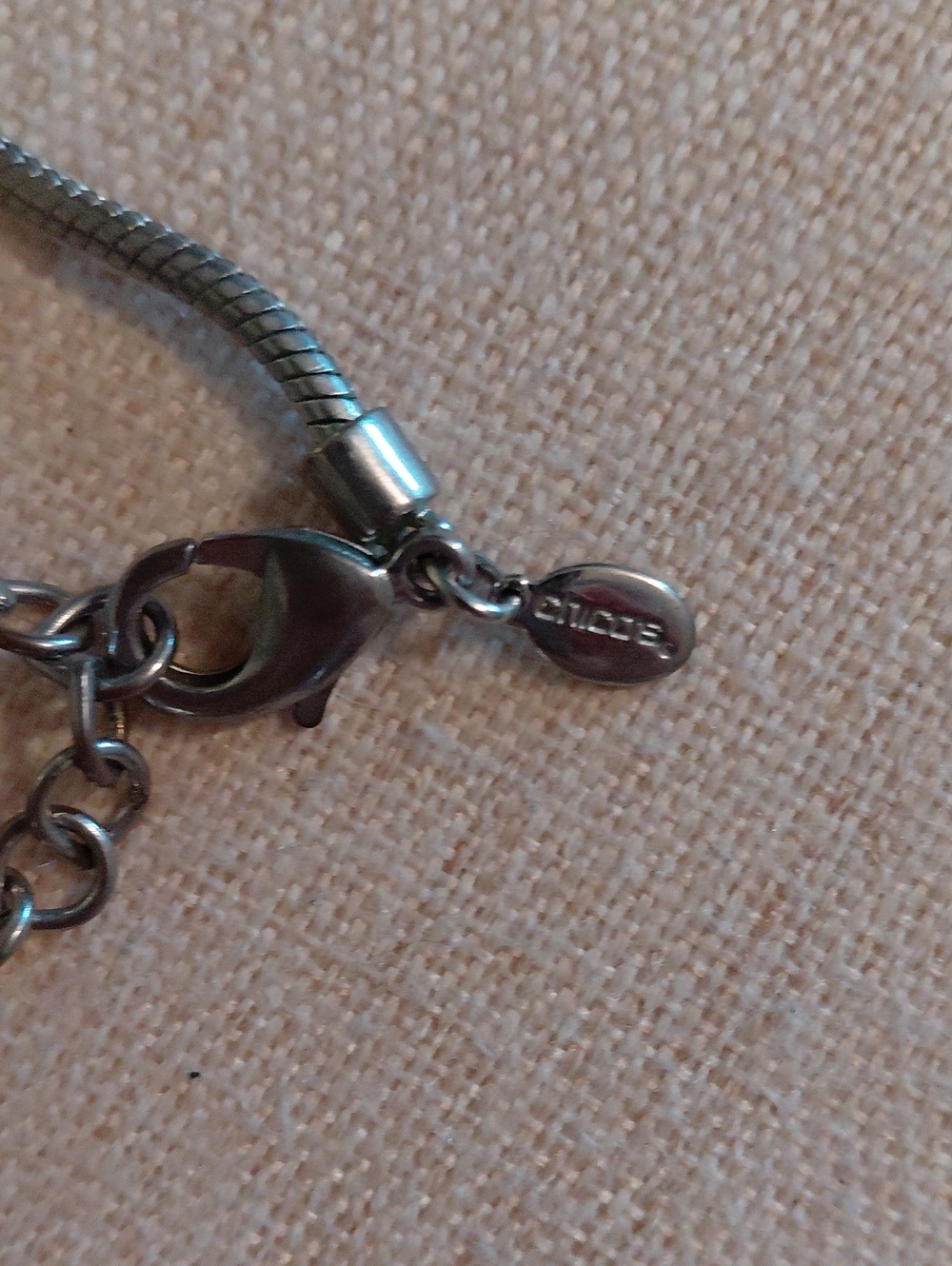 Chico's Gunmetal Bead Short Necklace - Picture 2 of 4